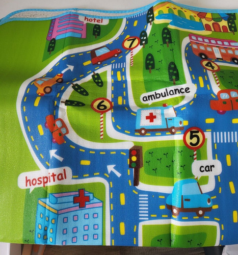 Tapis jeu circuit de - de,