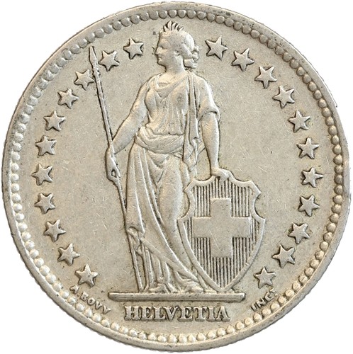 Francs suisse argent - 2,