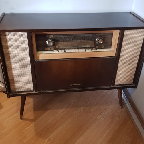 Meuble combine radio tourne - meuble,