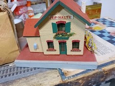 RARE JEP HO MAQUETTE EN BOIS GARE JEP HALTE PARFAIT ETAT EN BOITE  REF 66-3L