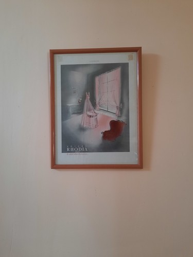 Ancienne affiche publicitaire - ancienne,