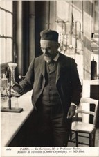 Old postcard Paris 5th the Sorbonne Prof. Haller Organic Chemistry (1247076)