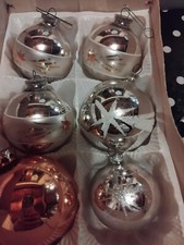 Lot anciennes boules de Noël