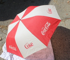 Vintage Mid Century Enjoy Coca-Cola Totes Rain Umbrella COKE