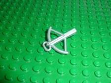 LEGO PearLtgray Minifigure Weapon Crossbow Ref 2570 Set 7090/10188/7078/7041...