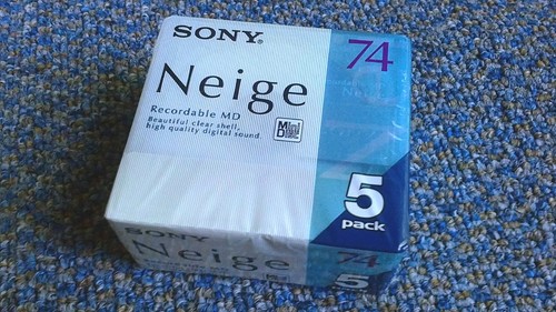 Minidisc sony neige série - sony,