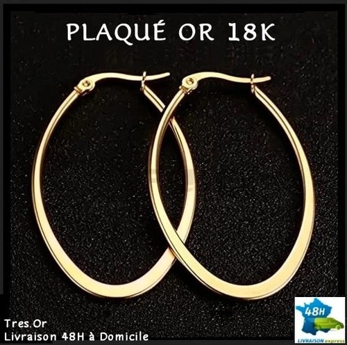 Plaqué 18k boucles - plaquÉ, or