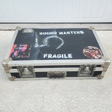 Large Calzone Flight / Road Case 31"x19"x9" DJ/Mixer/Drum Hardware Black