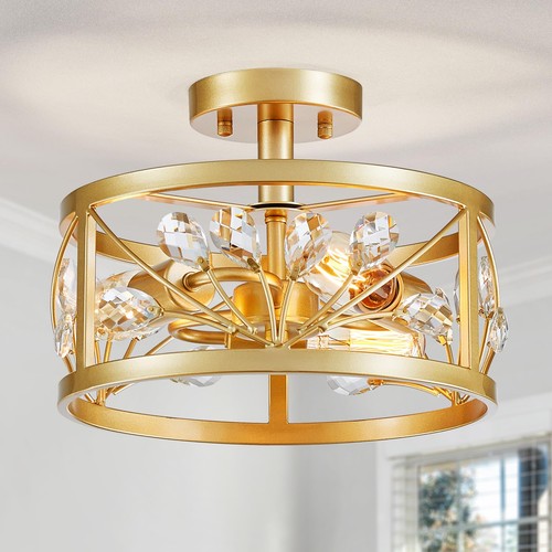 Lustre feuille cristal 3 - feuille, de