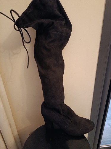 Bottes cuissardes noires - noires, en