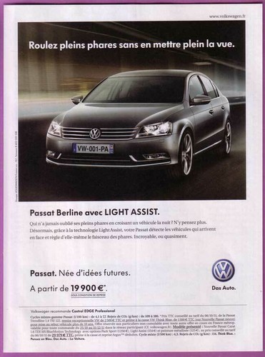 Publicité papier voiture - papier,