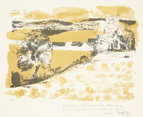 Bernard cathelin lithographie - bernard,