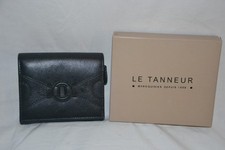 Porte monnaie Le Tanneur en cuir, également porte cartes et portefeuille. Neuf