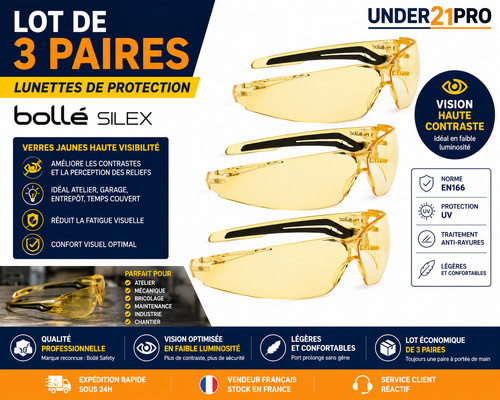 Lot lunettes protection - lunettes,
