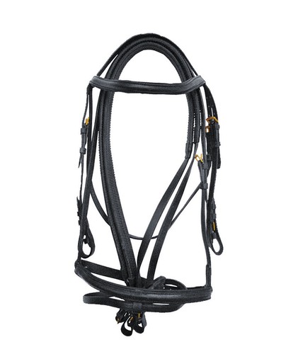 Bridon cuir anglais avec - cuir,