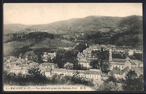 Cpa mauléon vue - cpa, /b.-p.,