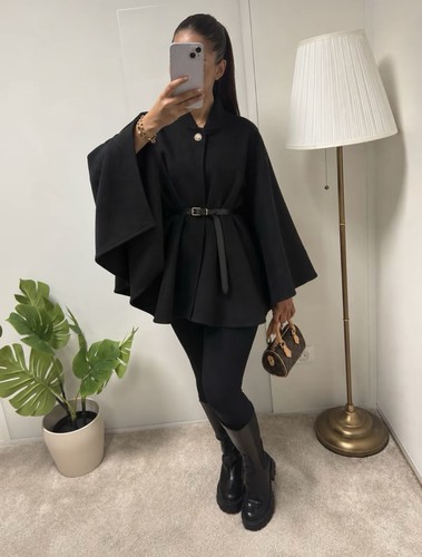 Cape femme unie courte - , à