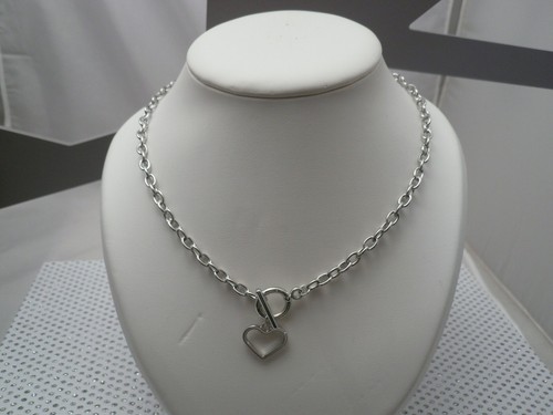 Collier argenté grosse chaine