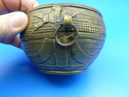 Coupe pot bronze art - en,