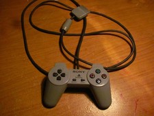 Sony PlayStation PS1 Official OEM Gray Controller SCPH-1080 Tested Manette jeux
