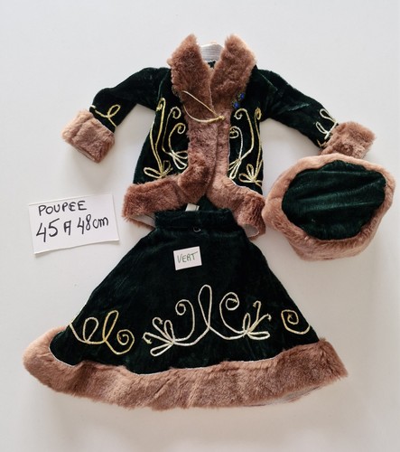 Robe poupee porcelaine de - poupee,