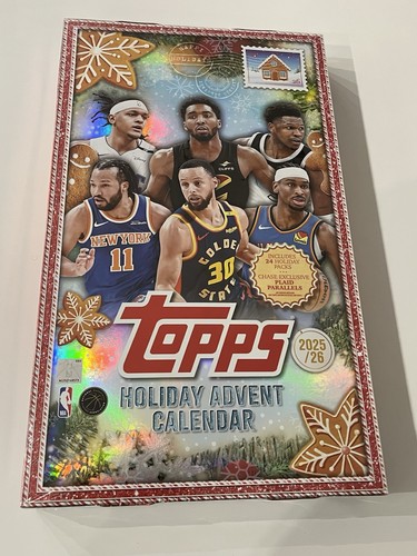 Topps holiday advent calendar - topps,