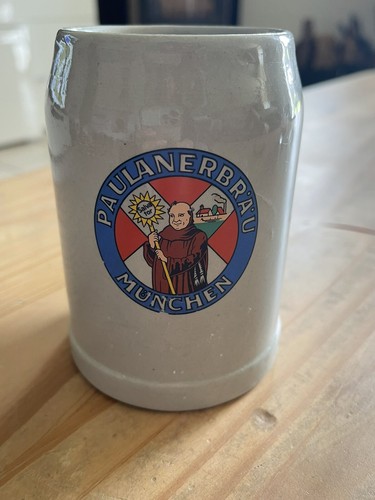 Chope bière grès paulaner - chope,