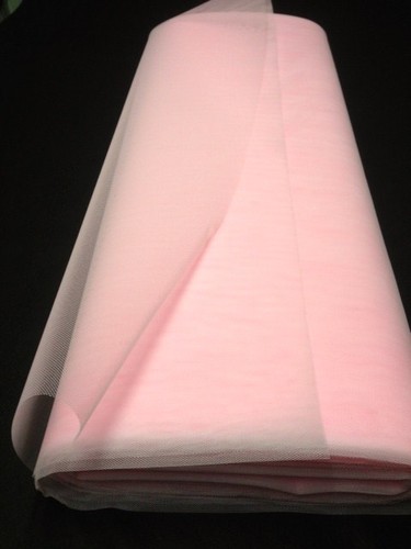 Tulle mariage rose largeur - tulle,
