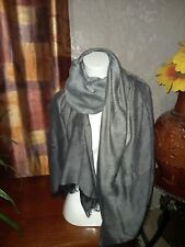 Scarf Shawl GUESS Monogram Logo Gray 178 x 75 cm Italy