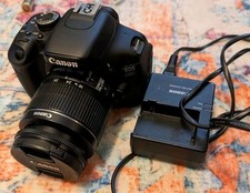 Canon EOS 600D 18.0MP Digital SLR Camera - Black. With Lens EF-S 18-55m