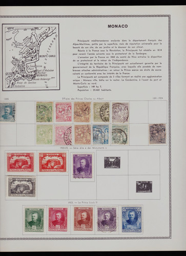 Collection timbres monaco - timbres,