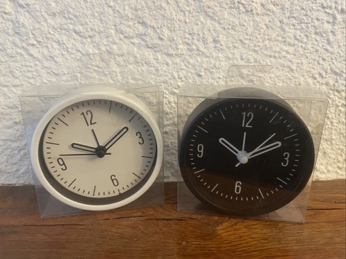 Small alarm clock black - clock,