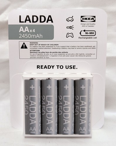 Ikea ladda rechargeable - ikea, aa