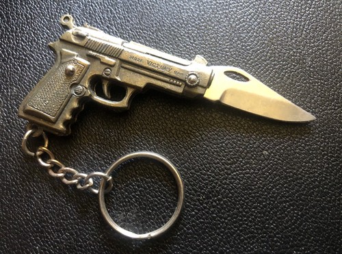 Pistolet canif ancien porte - canif,