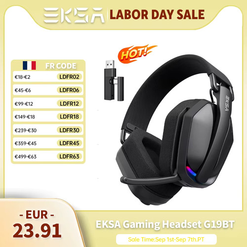Casque gaming eksa g19bt - casque,