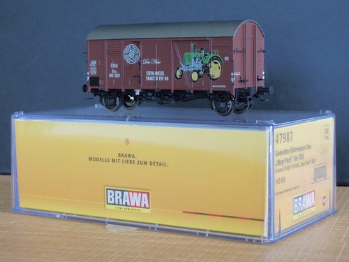 Brawa ref 47987 wagon couvert - brawa,