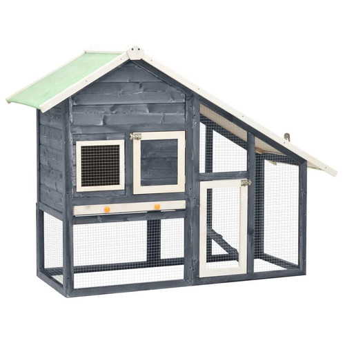 Clapier gris blanc 140 63 - blanc,