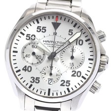 HAMILTON Khaki Aviation Pilot H646660 Chronograph Automatic Men's Watch_909888