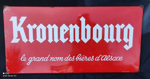 Plaque émaillée ancienne