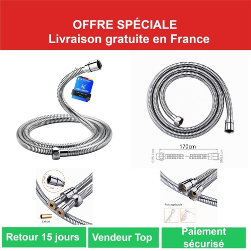 Ibergrif tuyau douche flexible - tuyau,