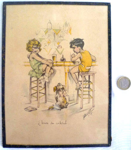 Germaine bouret gravure - bouret, sous