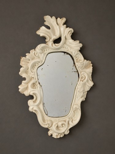 Petit miroir ancien - petit, en