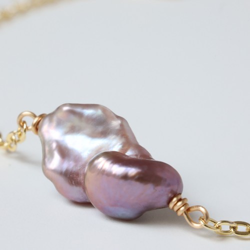 Bracelet perles eau douce - en, d'eau