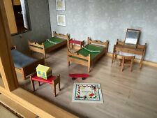 MEUBLES DE MAISON DE POUPÉE - CHAMBRE D'ENFANTS + ACCESSOIRES - LUNDBY