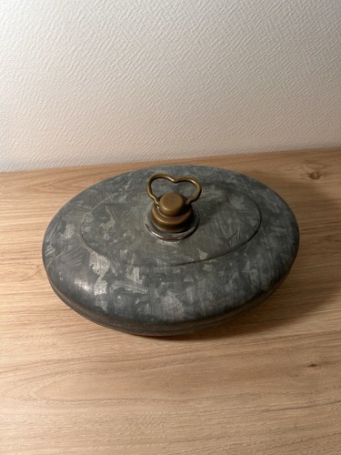 Ancienne bouillotte ovale - , en
