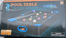 Pool Table tabletop billiards Neon Colors