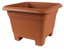 Pot de Fleur Jardin Plastique Julia (37,5 x 28,4cm) Terre Cuite