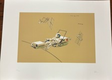 Raymond Loewy Signed & Numbered Space Taxi Print