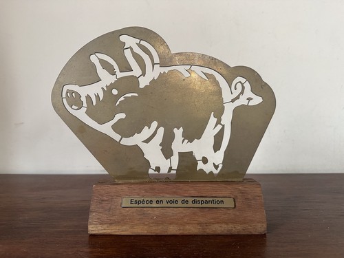 Original cochon laiton vintage - laiton,