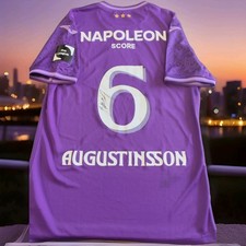 Match Worn v Royal Antwerp Anderlecht FC(Ludwig Augustinsson) With Box An COA